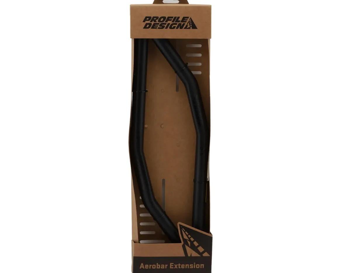 Profile Design 39a Aluminum Aerobar Extensions (Black) (400mm) (22.2mm Clamp)