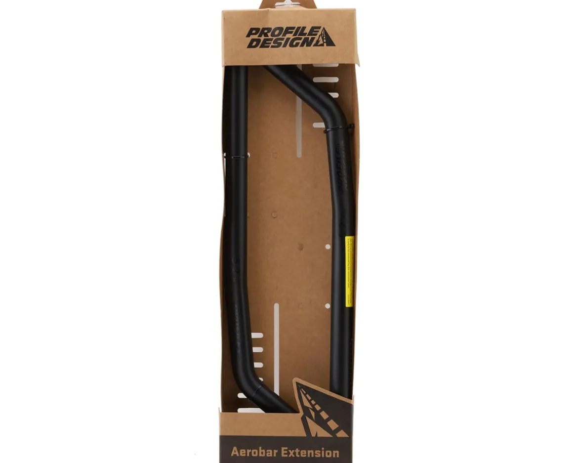 Profile Design 52a Aluminum Aerobar Extensions (Black) (400mm) (22.2mm Clamp)