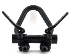 Profile Design Airstryke II Aluminum Aerobar (Black) (Ergo Armrests, L2 Flip-Up Bracket)