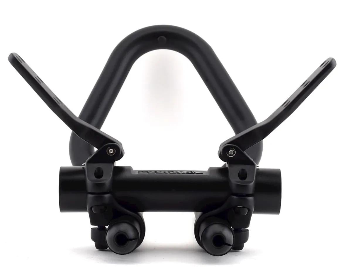 Profile Design Airstryke II Aluminum Aerobar (Black) (Ergo Armrests, L2 Flip-Up Bracket)