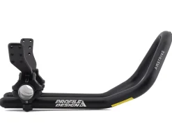 Profile Design Airstryke II Aluminum Aerobar (Black) (Ergo Armrests, L2 Flip-Up Bracket)