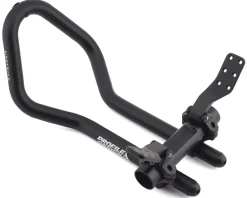 Profile Design Airstryke II Aluminum Aerobar (Black) (Ergo Armrests, L2 Flip-Up Bracket)