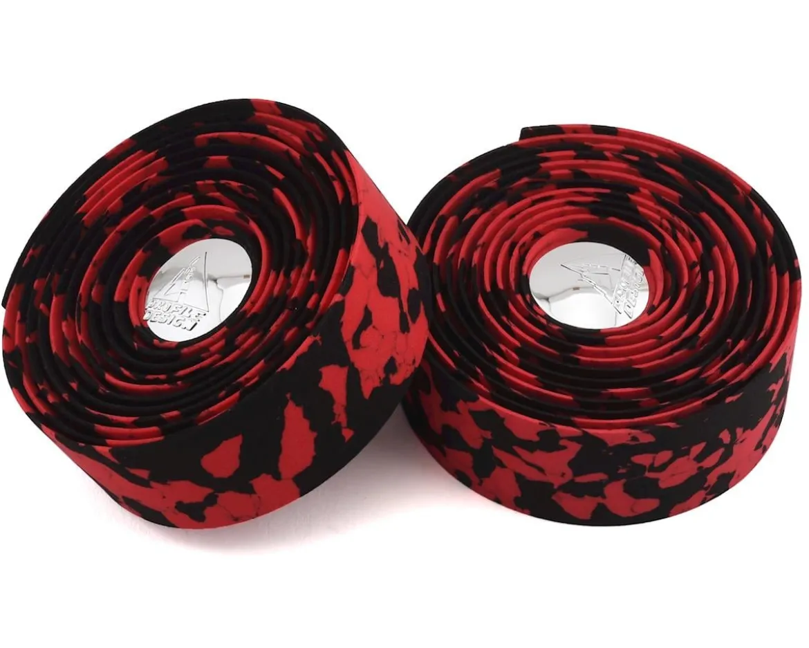 Profile Design Cork Handlebar Tape (Black/Red Splash)