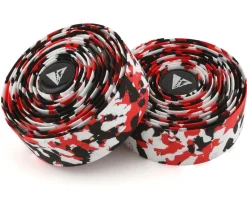 Profile Design Cork Handlebar Tape (Black/Red/White Splash)