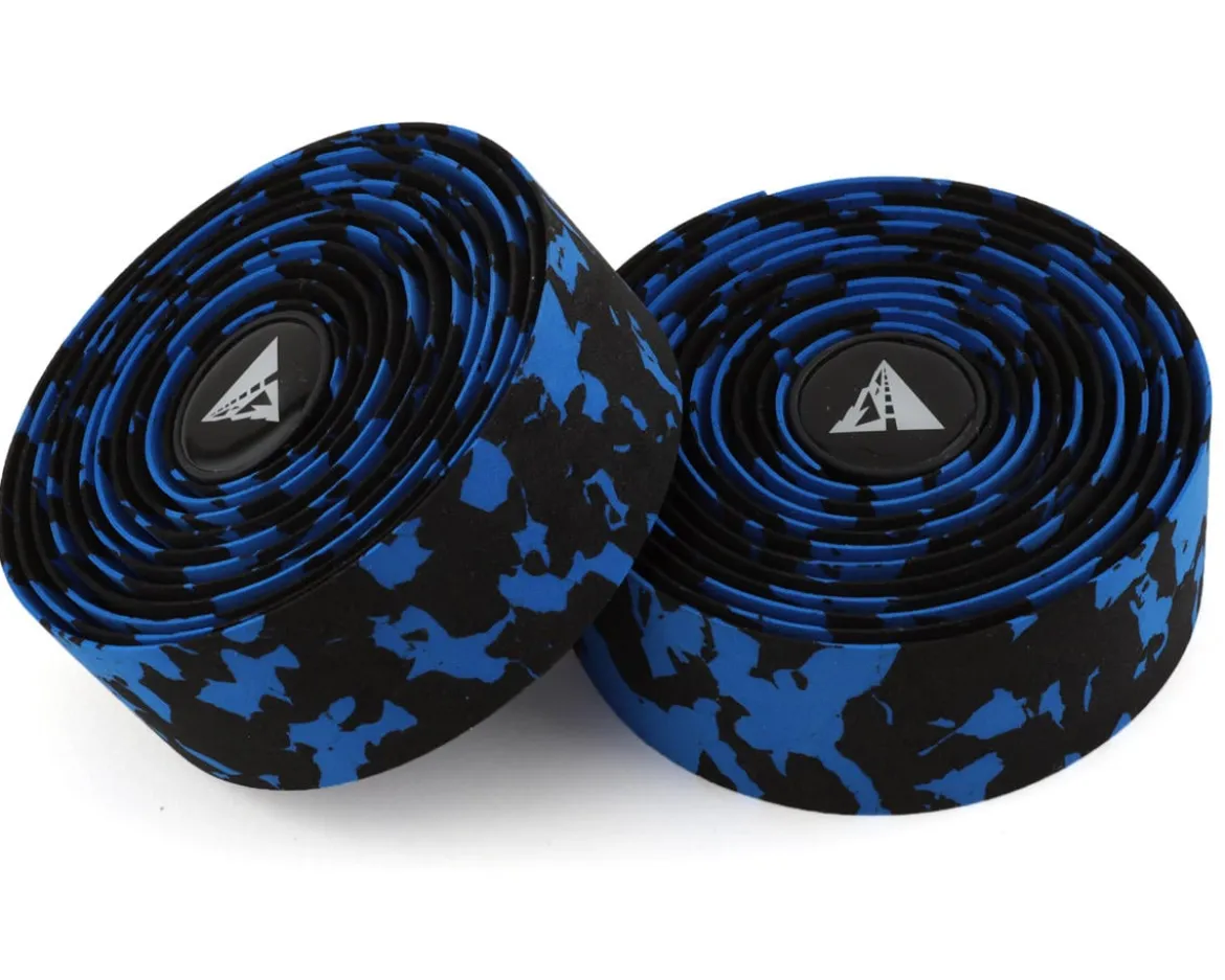 Profile Design Cork Wrap Handlebar Tape (Black/Blue Splash)