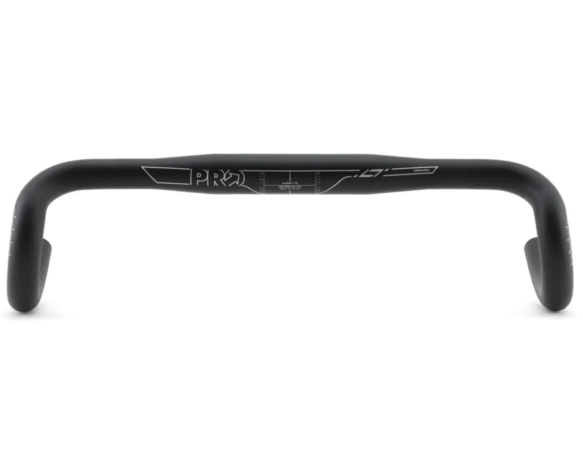 PRO LT Gravel Alloy Handlebar (Black) (31.8mm) (40cm)