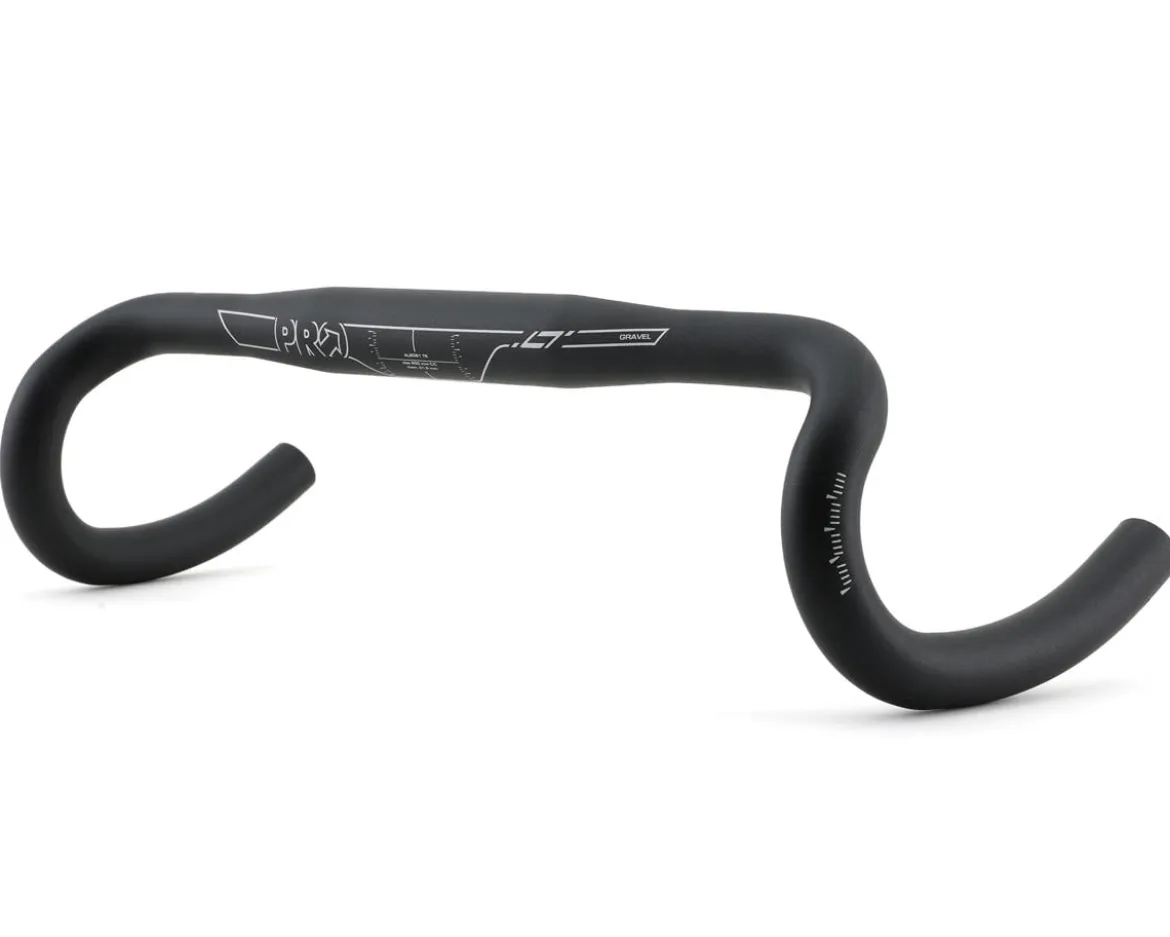 PRO LT Gravel Alloy Handlebar (Black) (31.8mm) (40cm)
