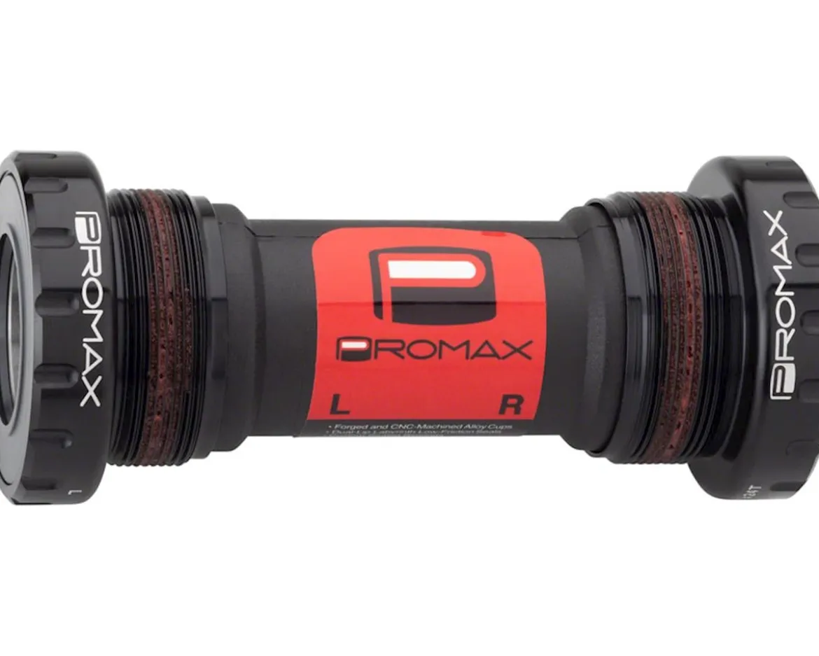 Promax EX-1 Alloy External Sealed Bottom Bracket (Black) (BSA) (68/73mm) (24mm Spindle)