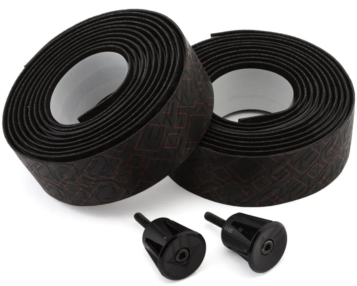 PRO Peaked Team Handlebar Tape (Black/Red) (2.5mm Thickness)