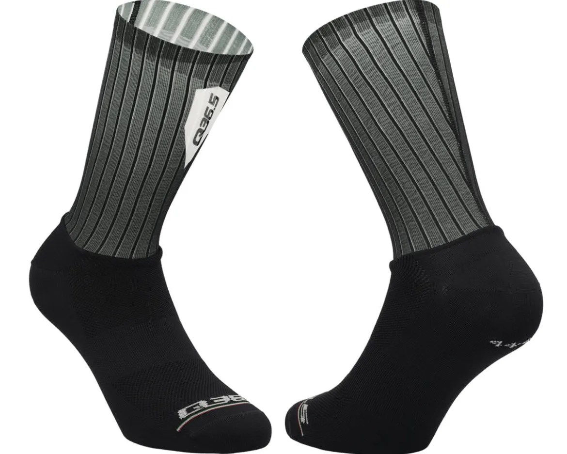 Q36.5 Dottore Aero 19 Socks (Black) (40-43)