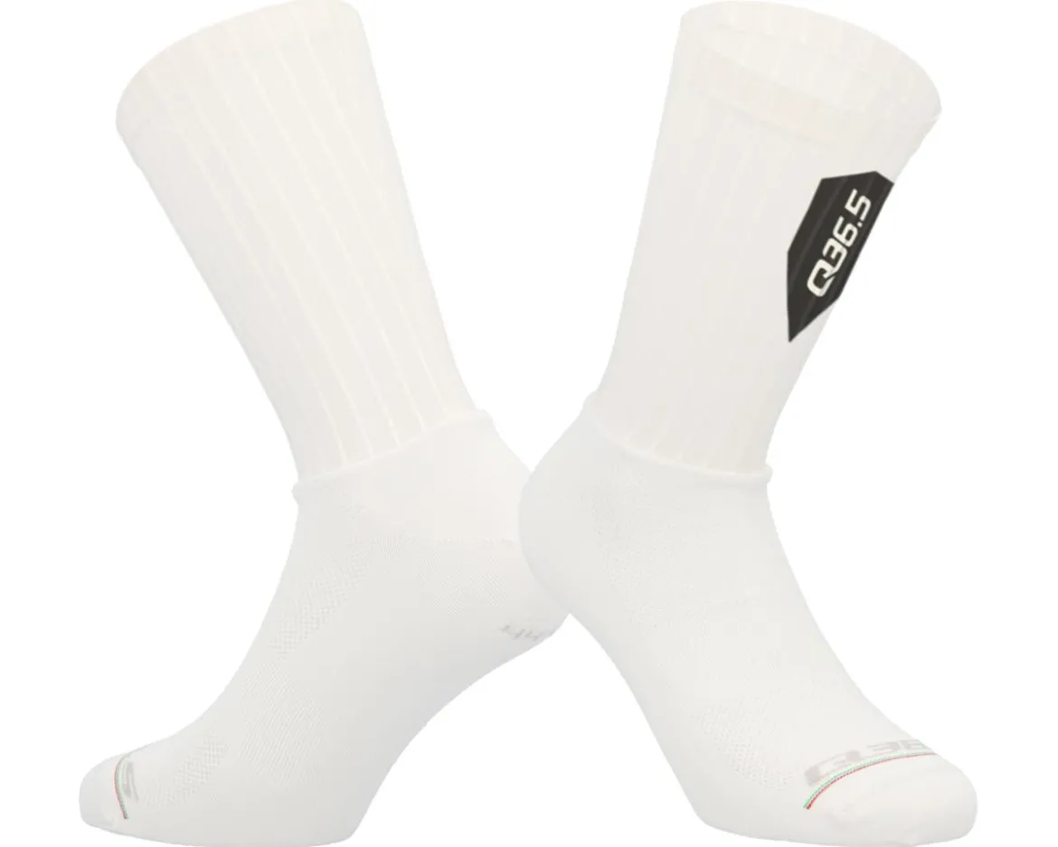 Q36.5 Dottore Aero 19 Socks (White) (40-43)