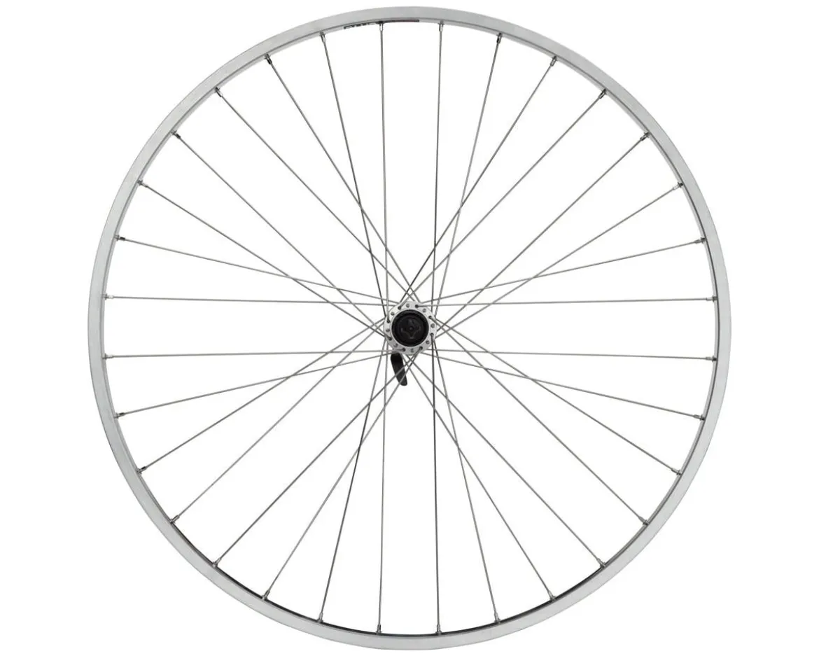 Quality Wheels CR-18 Rear Wheel (27") (QR x 130mm) (Rim Brake) (HG 10) (Polished/Silver) (Clincher)