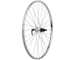 Quality Wheels CR-18 Rear Wheel (27") (QR x 130mm) (Rim Brake) (HG 10) (Polished/Silver) (Clincher)