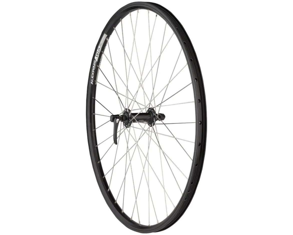 Quality Wheels Deore/DH19 Mountain Front Wheel (Black) (QR x 100mm) (26")