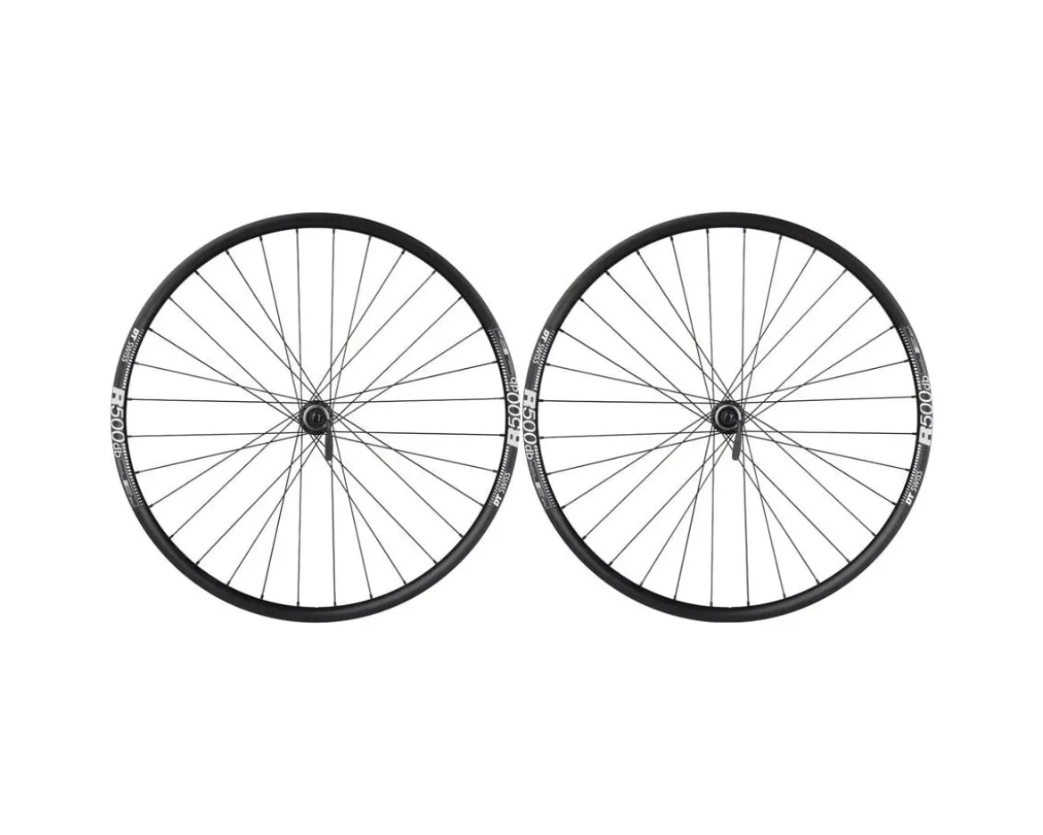 Quality Wheels Shimano/DT Swiss R500 Disc Wheelset (Black) (Shimano HG) (QR x 100, QR x 135mm) (700c) (Centerlock) (Tubeless)