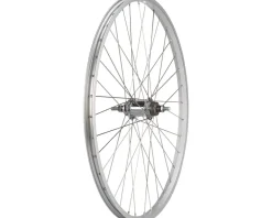 Quality Wheels Single Wall Coaster Brake Rear Wheel (Silver) (3-Prong Cog) (3/8