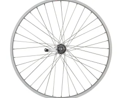 Quality Wheels Single Wall Coaster Brake Rear Wheel (Silver) (3-Prong Cog) (3/8