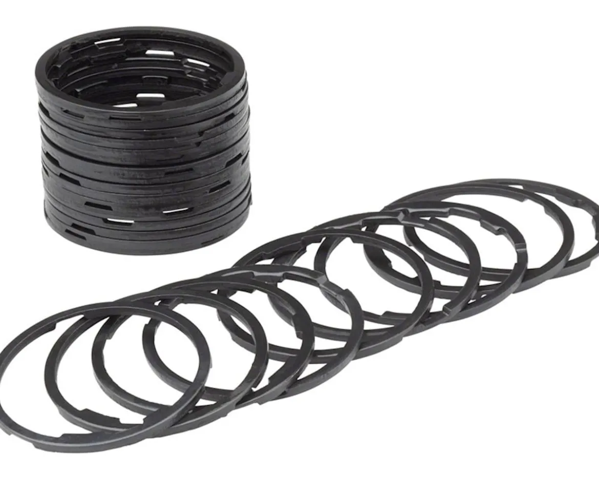 Quality Wheels 11 Speed Freehub Body Conversion Spacers for 10 Speed Cassettes (Bulk Bag of 25)