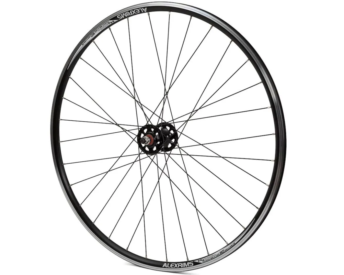 Quality Wheels Track Double Wall Front Wheel (Black) (9 x 100mm) (700c)