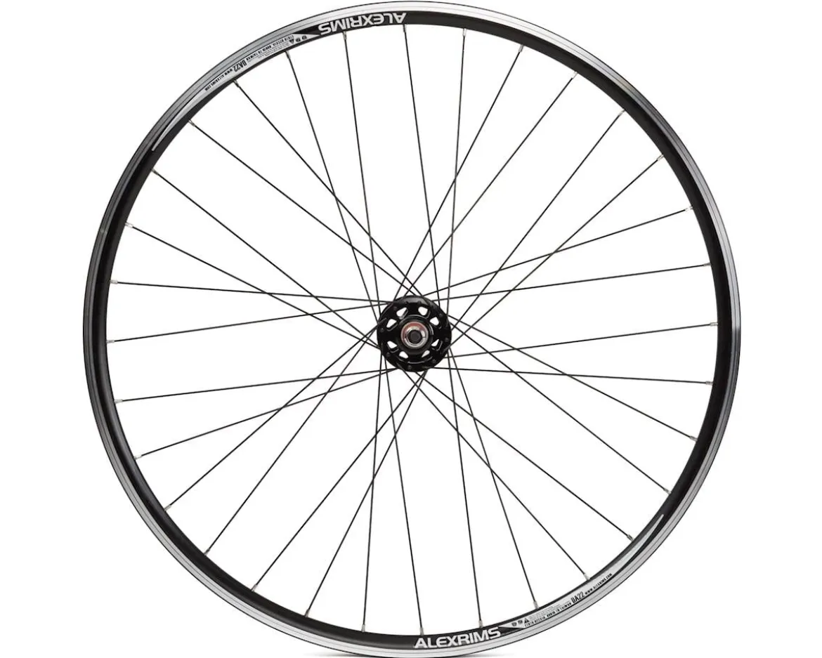 Quality Wheels Track Double Wall Front Wheel (Black) (9 x 100mm) (700c)