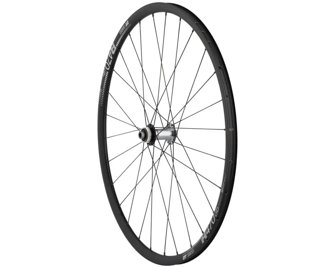 Quality Wheels Ultegra/DT R470DB Front Wheel) (700c) (12 x 100mm) (Centerlock) (Tubeless)