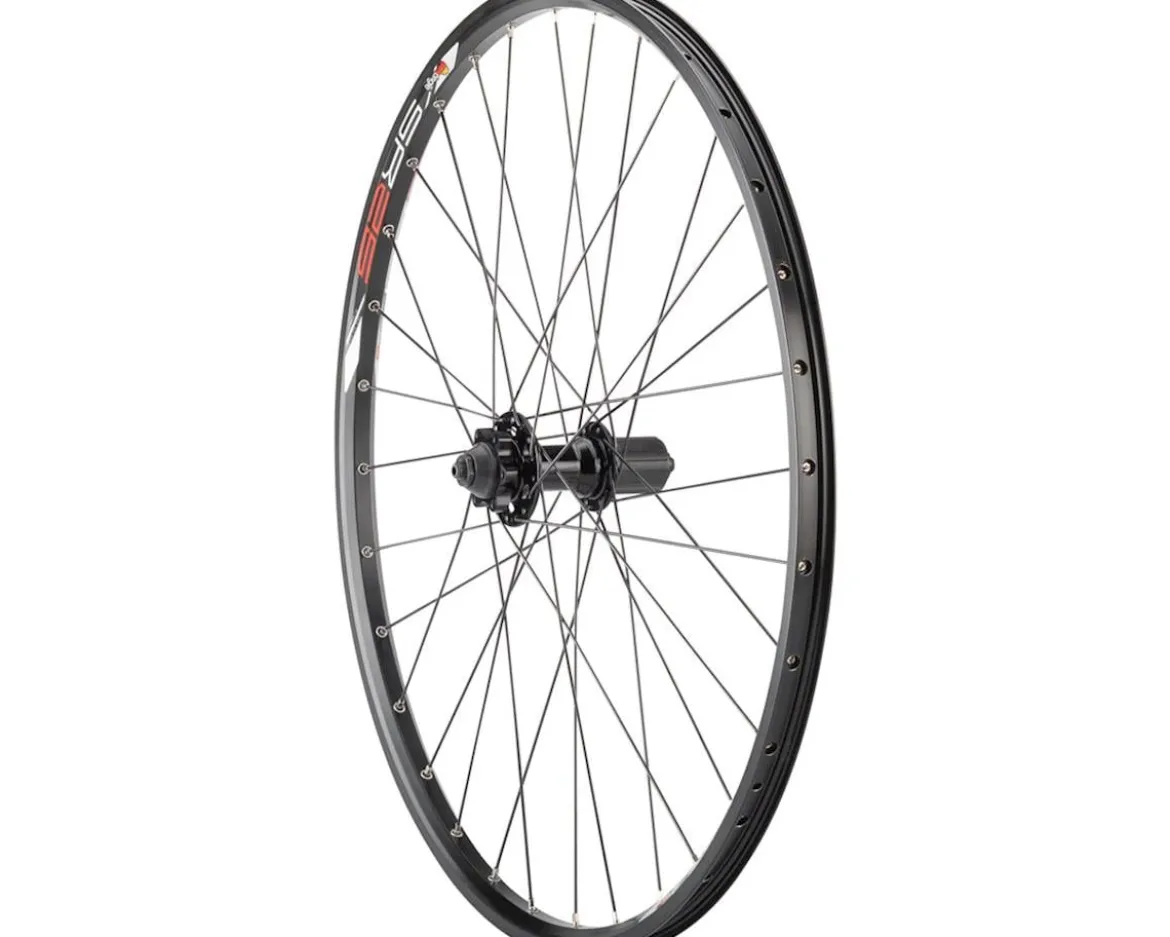 Quality Wheels Value Double Wall Series Disc Rear Wheel (Black) (Shimano HG) (QR x 135mm) (26") (6-Bolt) (Tubeless)
