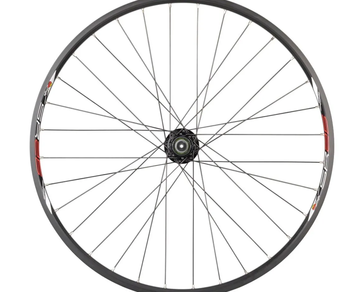 Quality Wheels Value Double Wall Series Disc Rear Wheel (Black) (Shimano HG) (QR x 135mm) (26") (6-Bolt) (Tubeless)