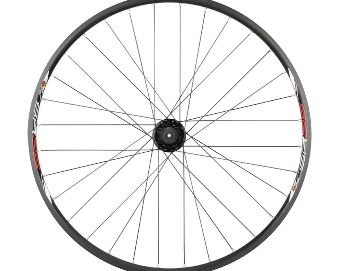 Quality Wheels Value Double Wall Series Disc Rear Wheel (Black) (Shimano HG) (QR x 135mm) (26") (6-Bolt) (Tubeless)