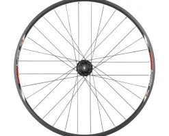 Quality Wheels Value Double Wall Series Disc Front Wheel (Black) (QR x 100mm) (26