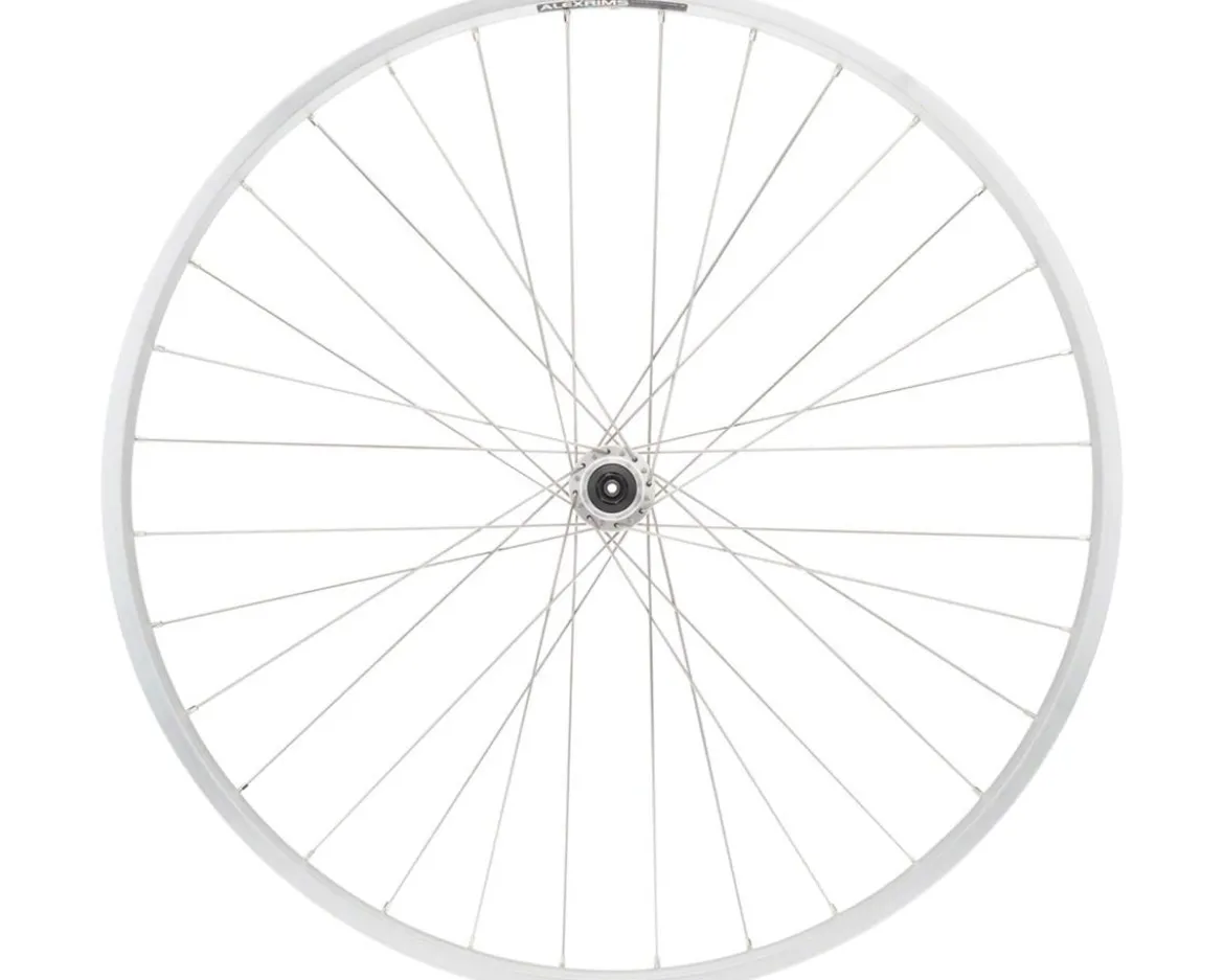 Quality Wheels Value Double Wall Series Rear Wheel (700c) (QR x 130mm) (Rim Brake) (HG 10) (Silver) (Clincher)