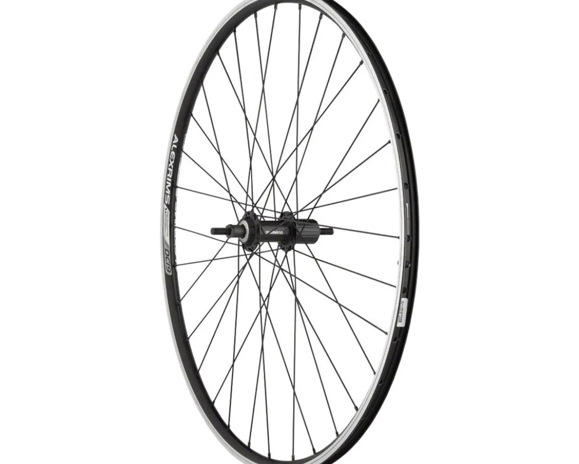 Quality Wheels Value Double Wall Series Rear Wheel (700c) (10 x 1 x 135mm) (Rim Brake) (HG 10) (Clincher)