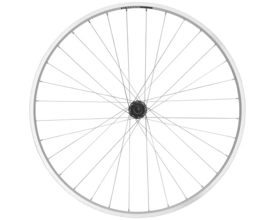 Quality Wheels Value Double Wall Series Rear Wheel (700c) (QR x 135mm) (Rim Brake) (HG 10) (Silver) (Clincher)