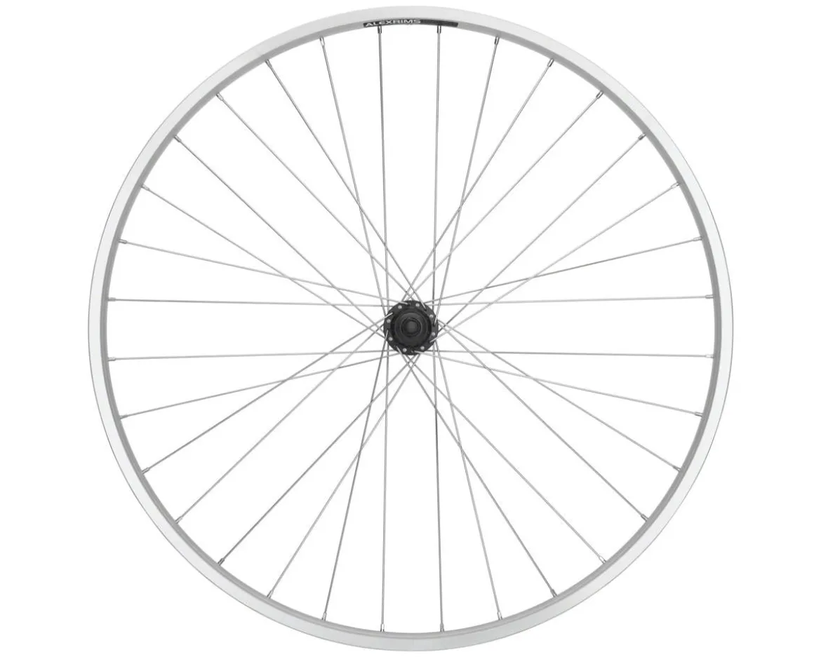 Quality Wheels Value Double Wall Series Rear Wheel (700c) (QR x 135mm) (Rim Brake) (HG 10) (Silver) (Clincher)