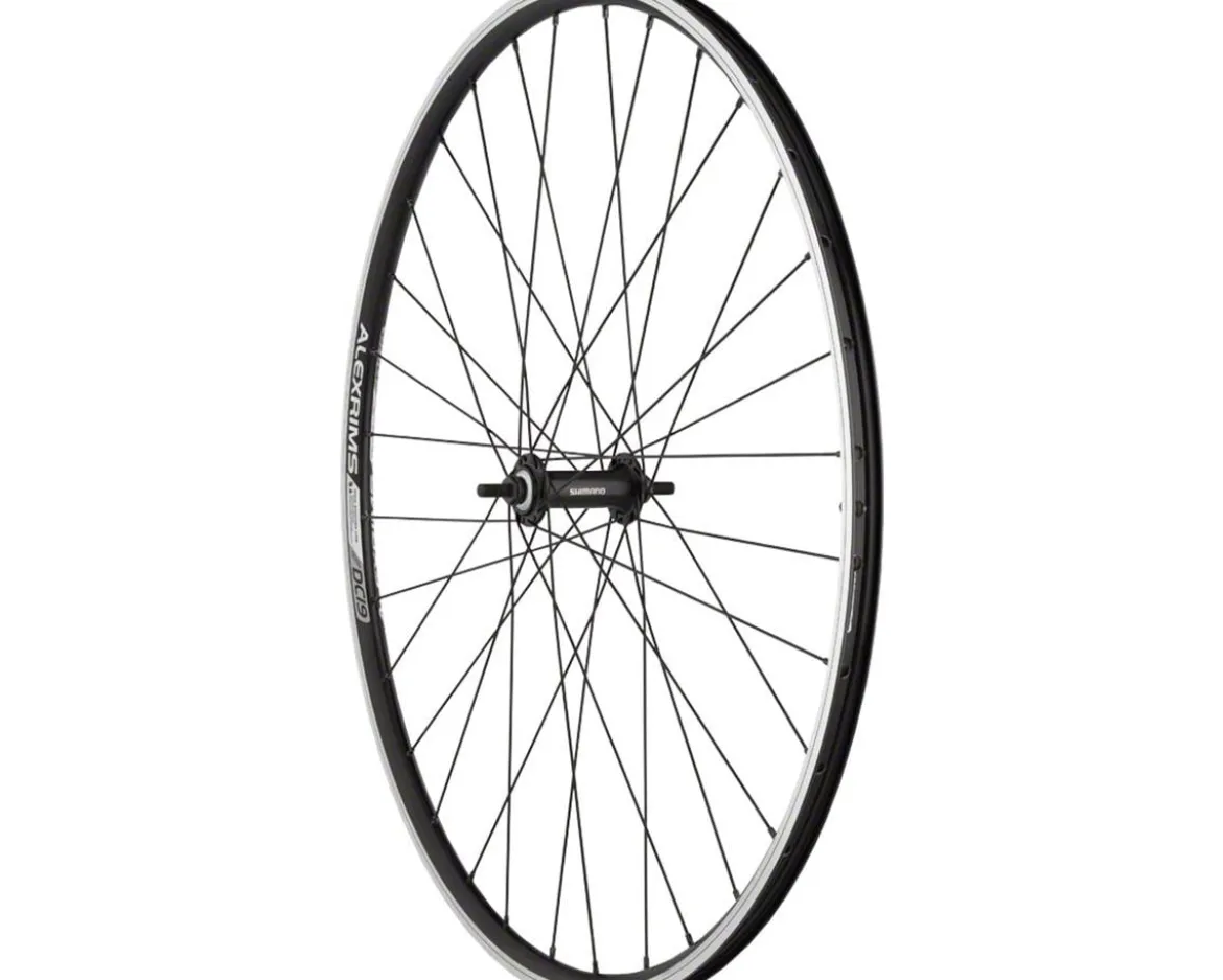 Quality Wheels Value Double Wall Series Front Wheel (700c) (9x1 Threaded x 100mm) (Rim Brake) (Clincher)