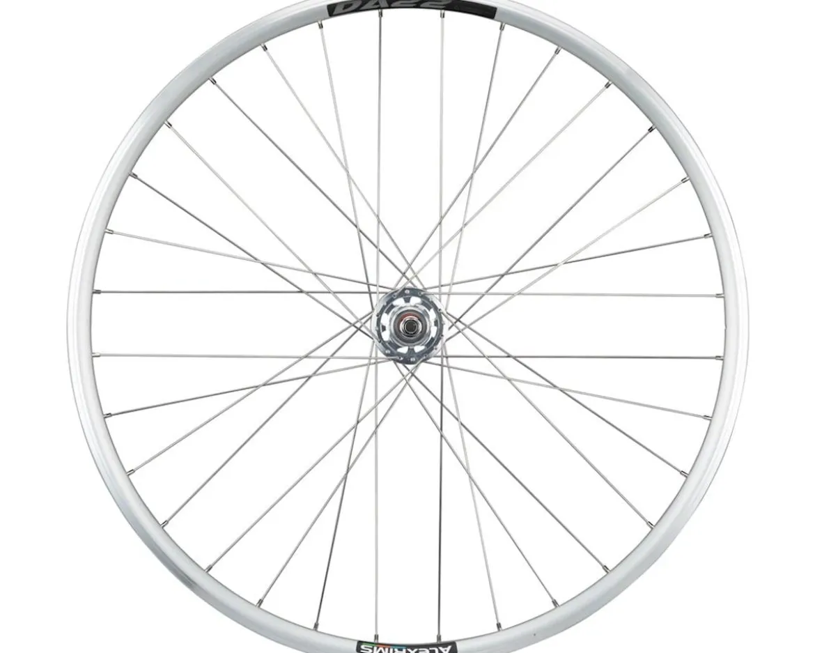Quality Wheels Value Double Wall Series Track Rear Wheel (Silver) (Freewheel) (10 x 120mm) (700c) (Sealed) (Flip-Flop Hub)
