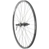 Quality Wheels Value Double Wall Series Rim/Disc Rear Wheel (Black) (Shimano HG) (QR x 135mm) (26") (Centerlock/Rim Brake) (Tubeless)