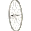 Quality Wheels Value Single Wall Series Rear Wheel (Silver) (Freewheel) (QR x 135mm) (26")