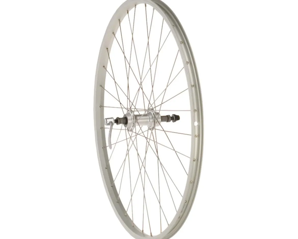 Quality Wheels Value Single Wall Series Rear Wheel (Silver) (Freewheel) (QR x 135mm) (26")