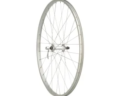 Quality Wheels Value Single Wall Series Front Wheel (Silver) (QR x 100mm) (26")