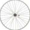 Quality Wheels Value Single Wall Series Coaster Brake Rear Wheel (700c) (3/8" x 124mm) (Coaster Brake) (3 Prong Cog) (Silver)