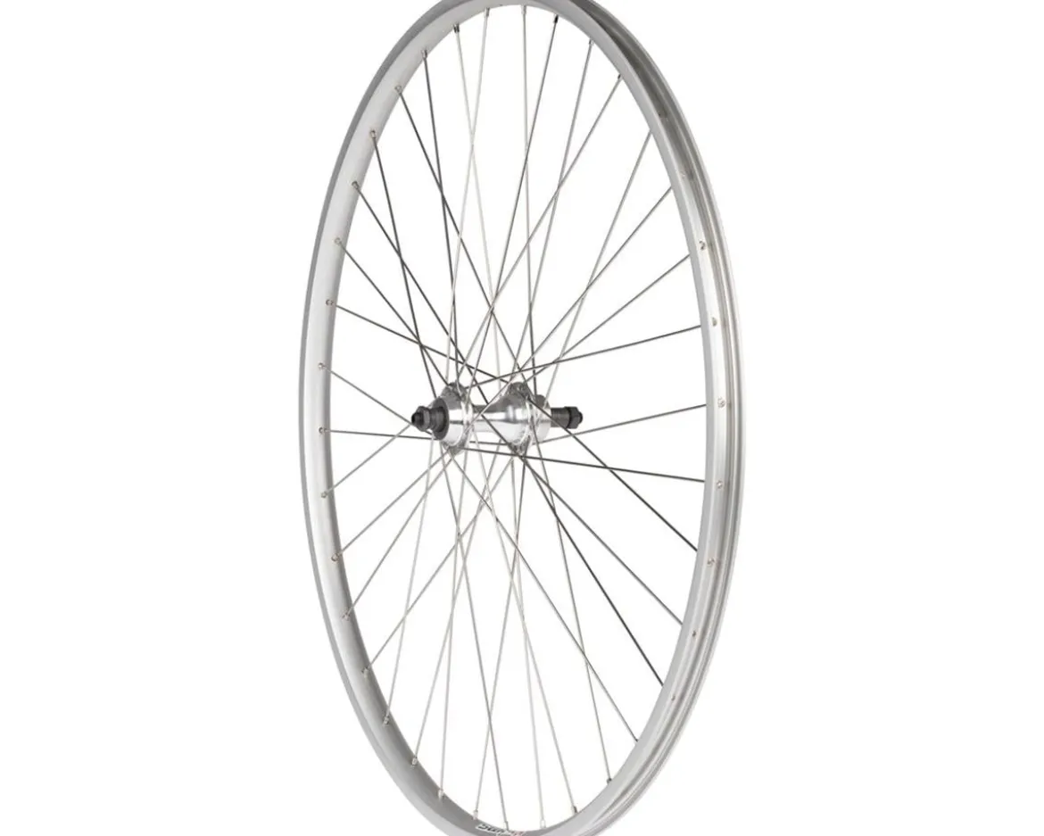 Quality Wheels Value Single Wall Series Rear Wheel (27") (QR x 130mm) (Rim Brake) (Freewheel) (Silver) (Clincher)