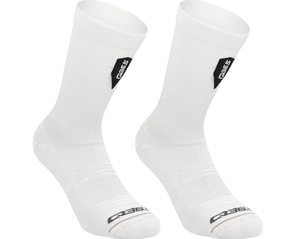 Q36.5 Ultra Signature 17 Socks (White) (36-39)