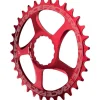 Race Face Narrow-Wide CINCH Direct Mount Chainring (Red) (1 x 9-12 Speed) (Single) (28T) (3mm Offset/Boost)