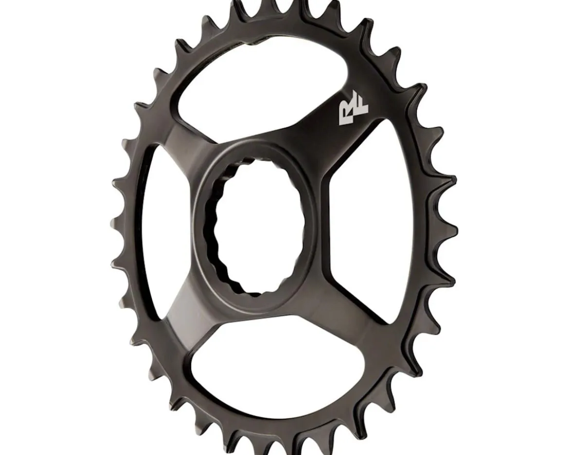 Race Face Narrow-Wide CINCH Direct Mount Steel Chainring (Black) (1 x 9-12 Speed) (Single) (28T) (3mm Offset/Boost)
