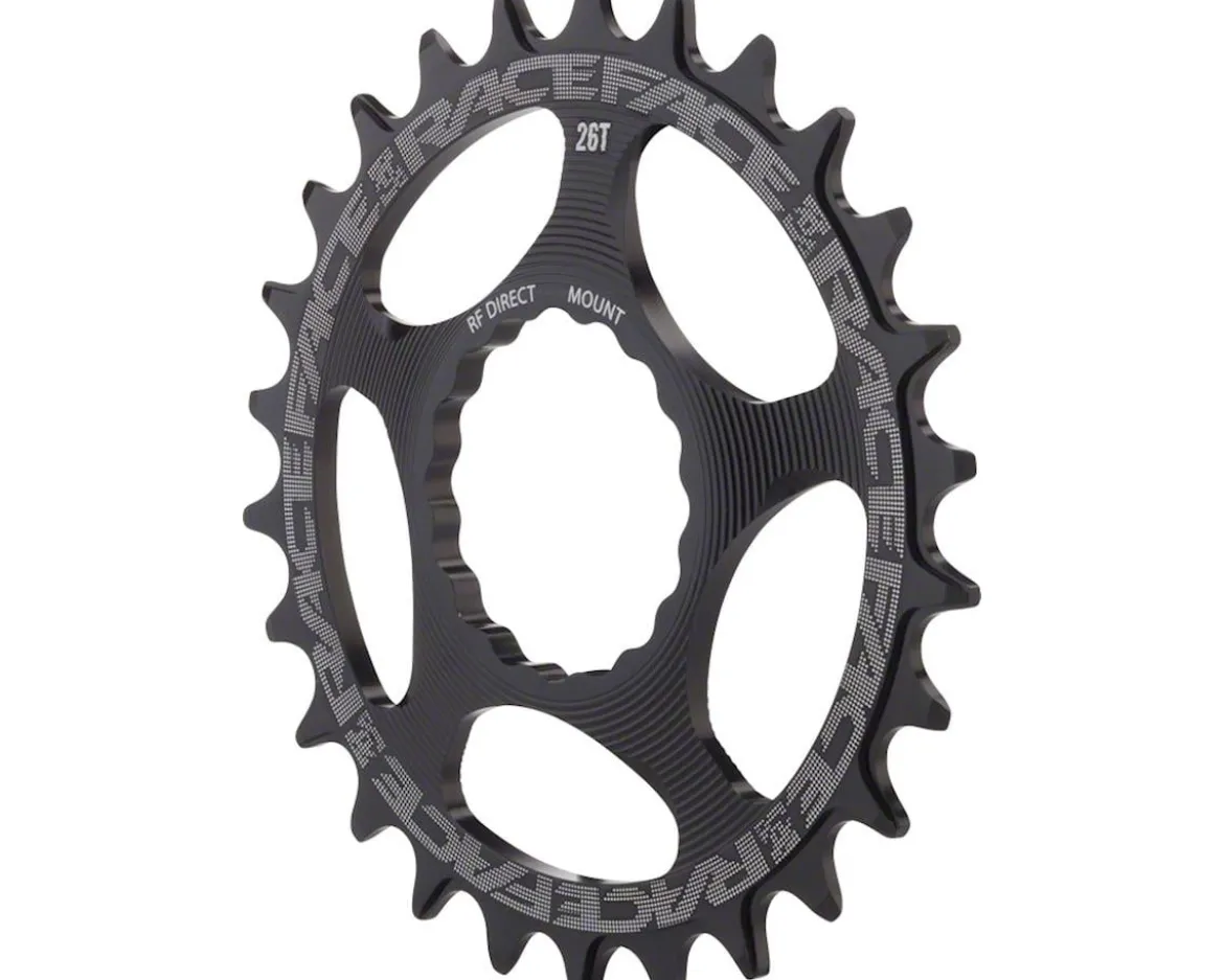 Race Face Narrow-Wide CINCH Direct Mount Chainring (Black) (1 x 9-12 Speed) (Single) (24T) (3mm Offset/Boost)