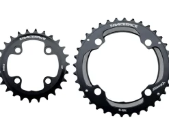 Race Face Turbine 11 Speed Chainrings (Black) (2 x 11 Speed) (64/104mm BCD) (Inner & Outer) (34/24T)