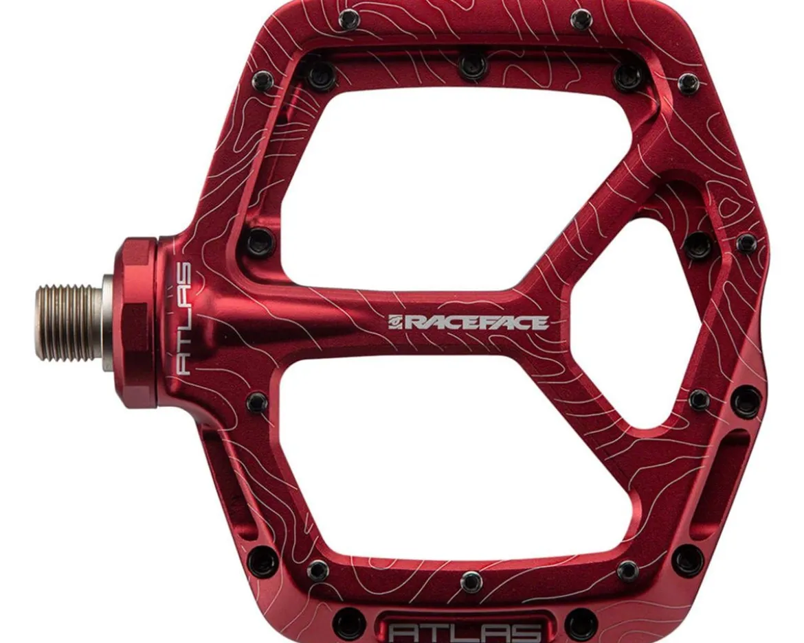 Race Face Atlas Platform Pedals (Red)