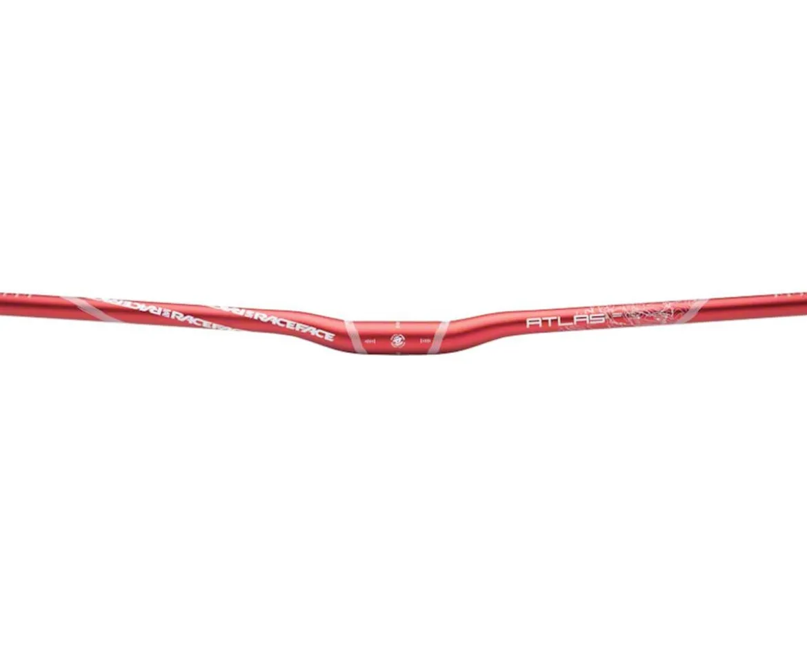 Race Face Atlas Riser Handlebar (Red) (31.8mm) (13mm Rise) (785mm) (4/8° Sweep)