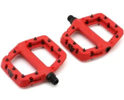 Race Face Chester Composite Platform Pedals (Red) (S)