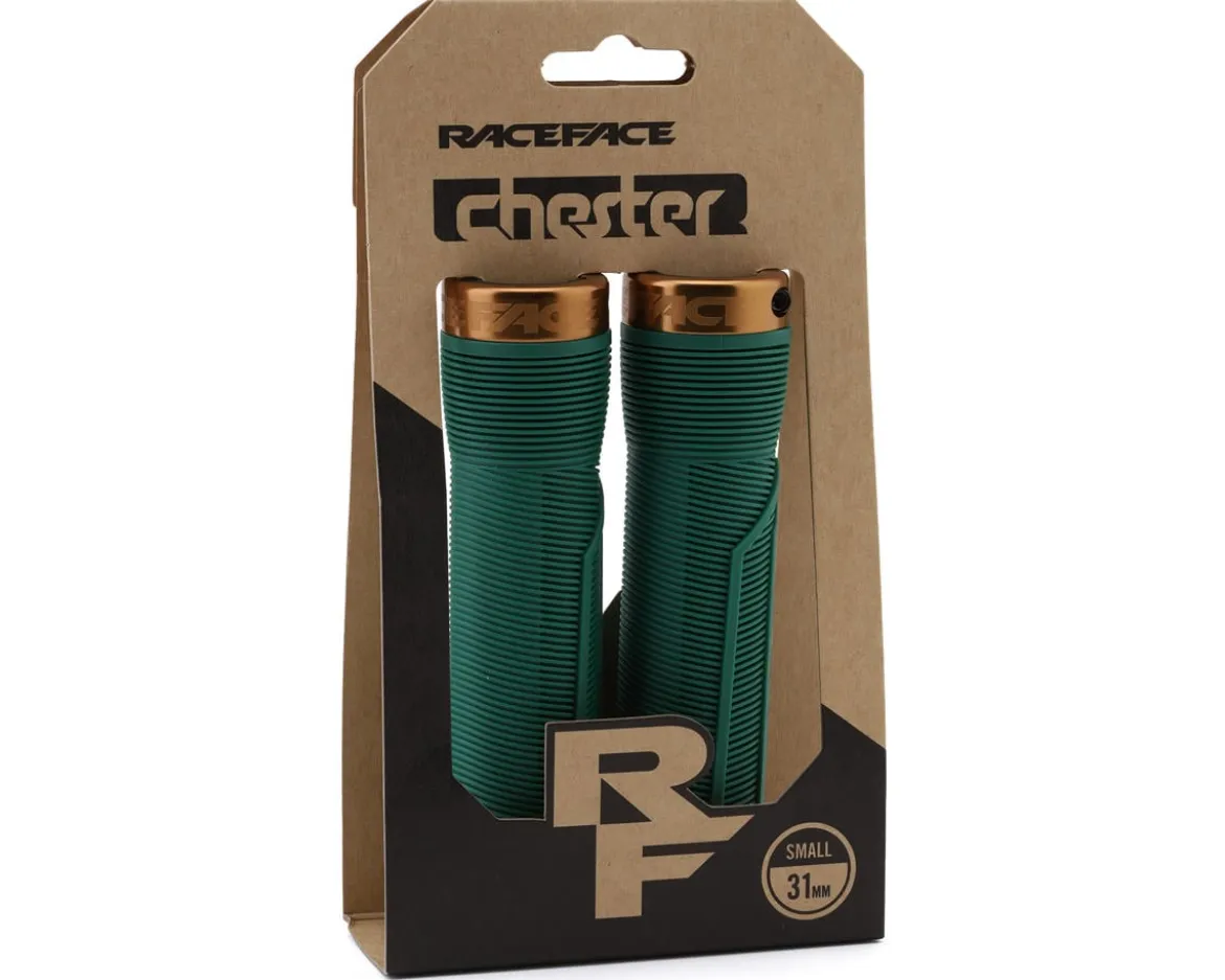 Race Face Chester Lock-On Grips (Forest Green/Kash Money) (31mm)